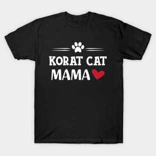 Korat Cat Mama T-Shirt